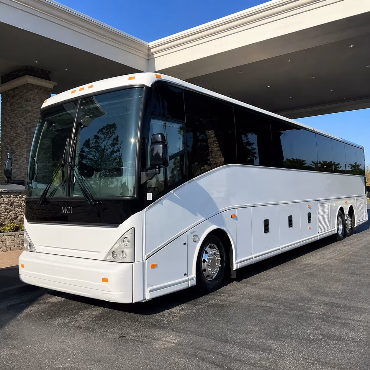 employee shuttle buses along the us 34 and us 85 commuter corridors
