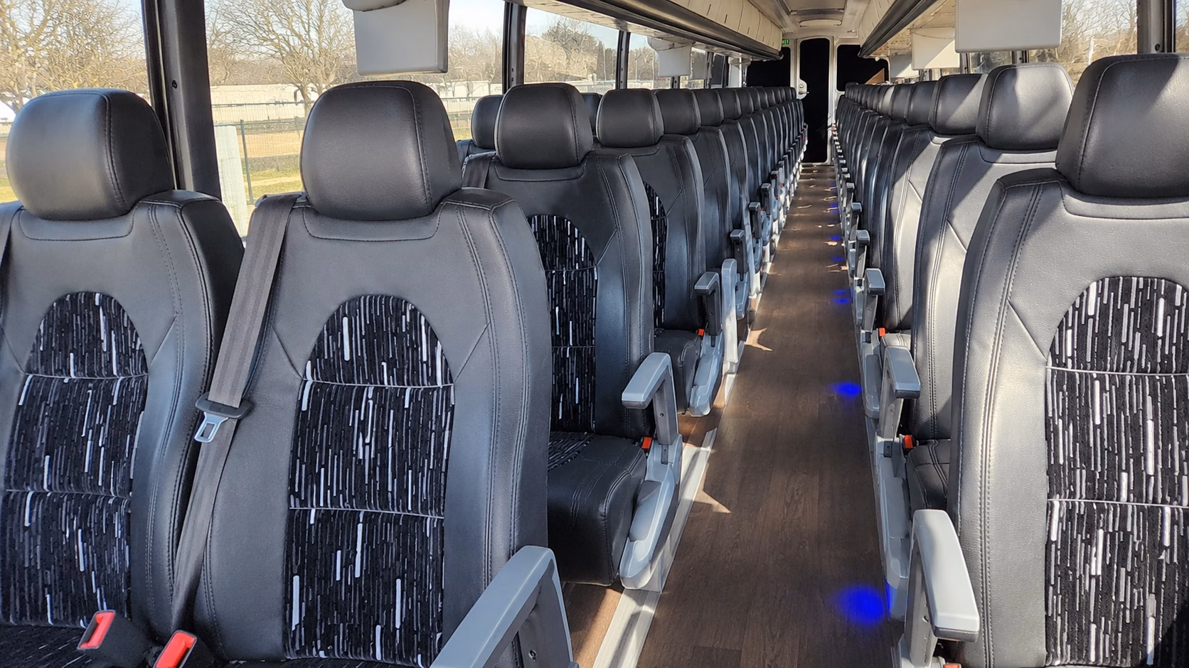 greeley charter bus interior